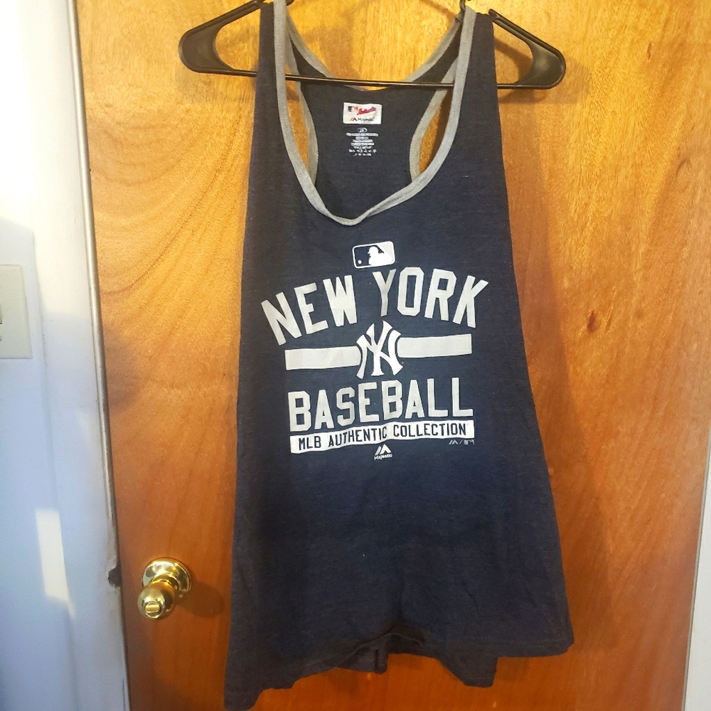 New York Yankees Women's Plus Racerback Tank Top